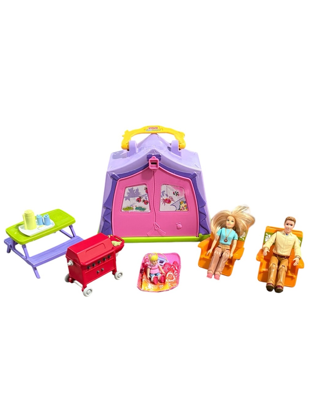 Fisher-Price Loving Family Dollhouse Camping Set With 3 Figures & Accessories